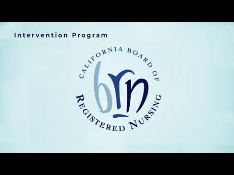 Board of Registered Nursing and Health Care Professionals Intervention Program