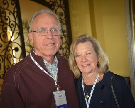 James Lester, former CEO, Little Company of Mary Health Services, with wife Mary Lou
