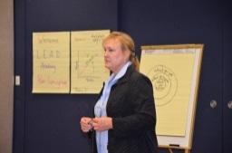 Instructor Pamela Cunningham at Session 6, LEAD Academy Los Angeles