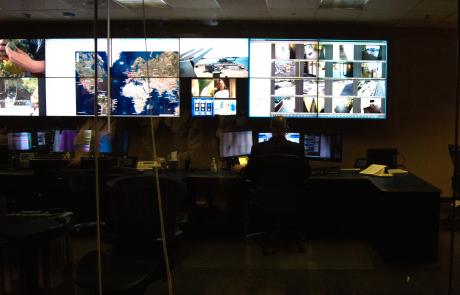 A central security watch center monitors 700 Disney sites.