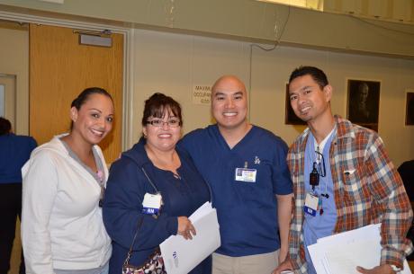 Elizabeth Garcia, Victoria Navarro, William Cheng, and Homer Saraos of White Memorial Medical Center 
